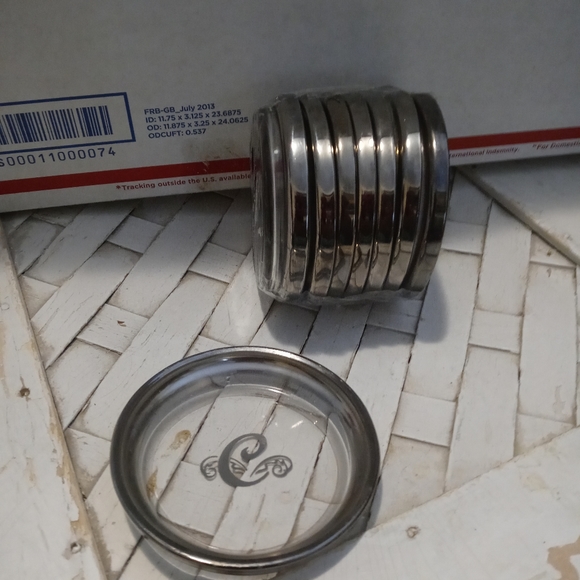 🏺🍷8 VINTAGE MONOGRAM COASTER🍹🎉 - Picture 4 of 10